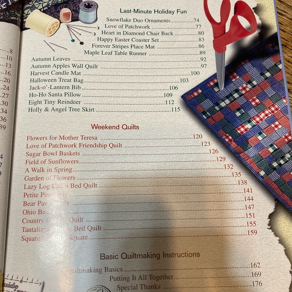 House of White Birches Quick Creative Quilting hard cover book - Picture 3 of 9